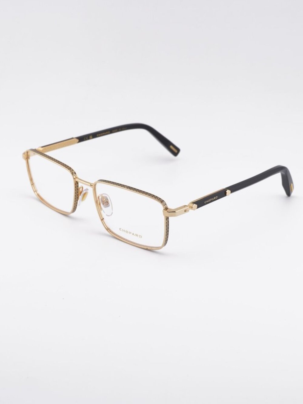 Chopard VCHL48 0SA1 Eyeglasses Gold 56mm Rectangle Frame